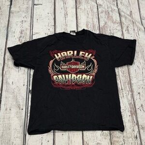 Harley-Davidson Rockford Illinois Crewneck Motorcycle Tee Tshirt
